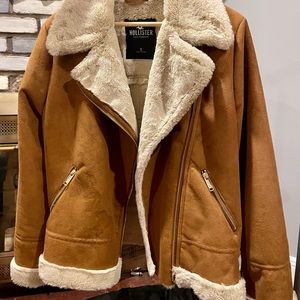 Hollister Sherpa Moto Jacket